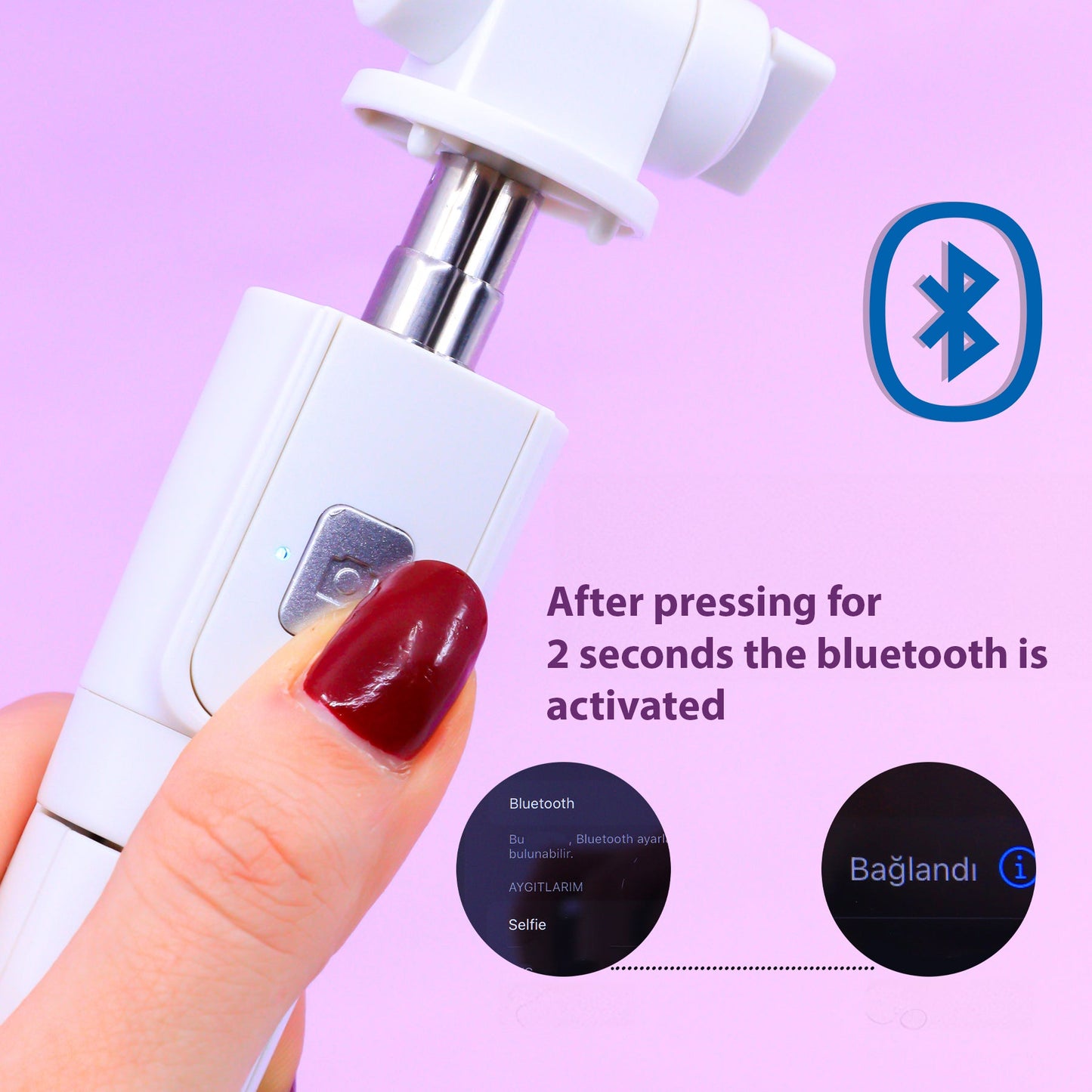 Extendable Smartphone Selfie Stick with Remote Y-S-P