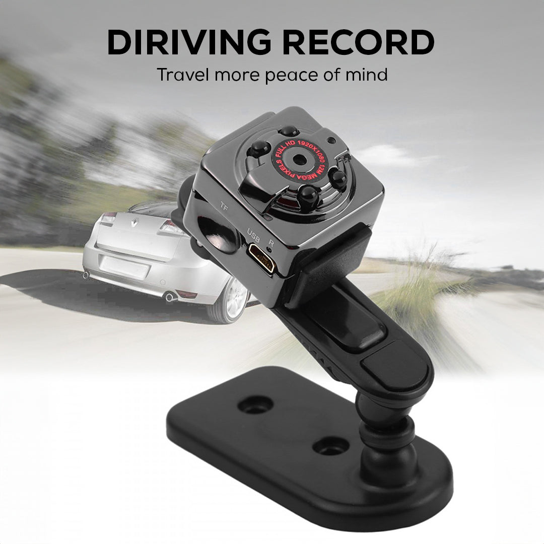 Compact Wireless Micro DVR Camera with Night Vision and Motion Sensor - Y-S-P