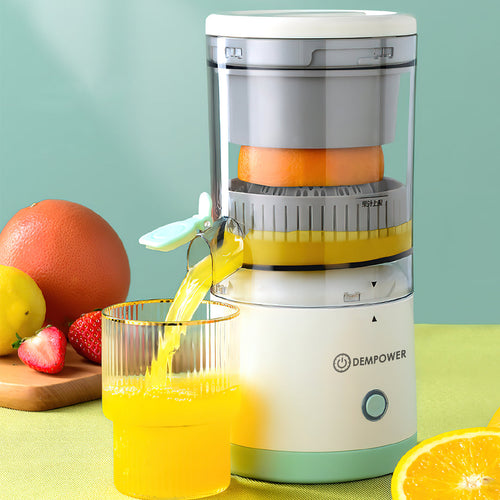 Cordless Electric Citrus Juicer – USB-C Rechargeable, One-Touch Press, Drip-Free Spout & Easy to Clean