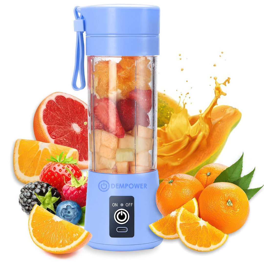 Portable smoothie blender – close-up of the blade unit