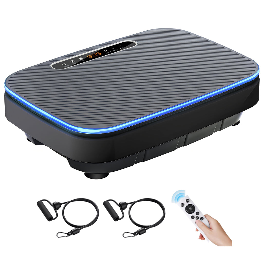 Smart Vibration Plate Platform Fitness Machine Bluetooth Speaker Home Workout