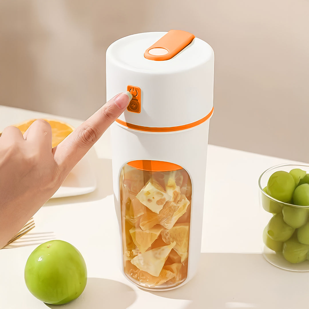 Portable Mini Blender USB Rechargeable Cordless Travel Smoothie & Protein Maker