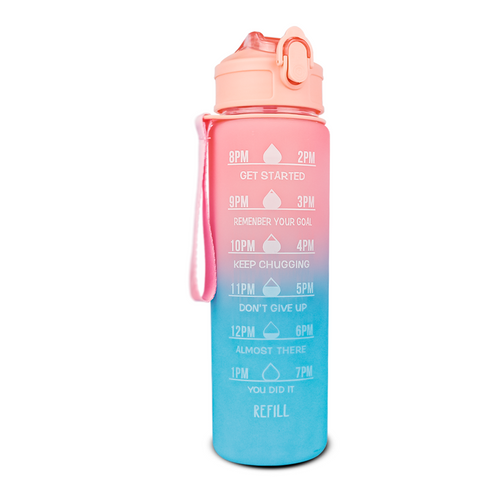 Motivational Sport Water Bottle (Orange)