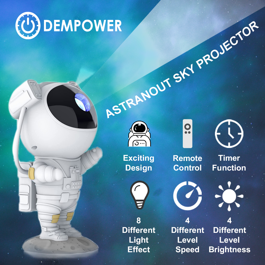 Astronaut Themed Starry Sky Projector Y-S-P