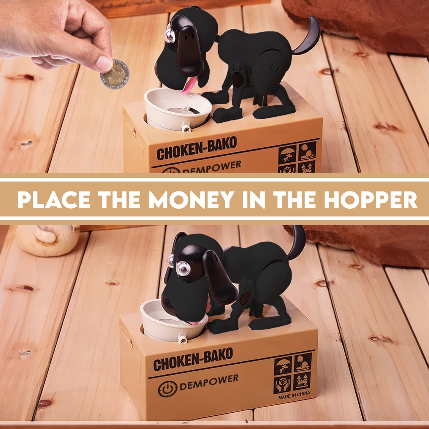 Decorative Dog Coin Bank – Stylish Piggy Bank for Home & Office Use