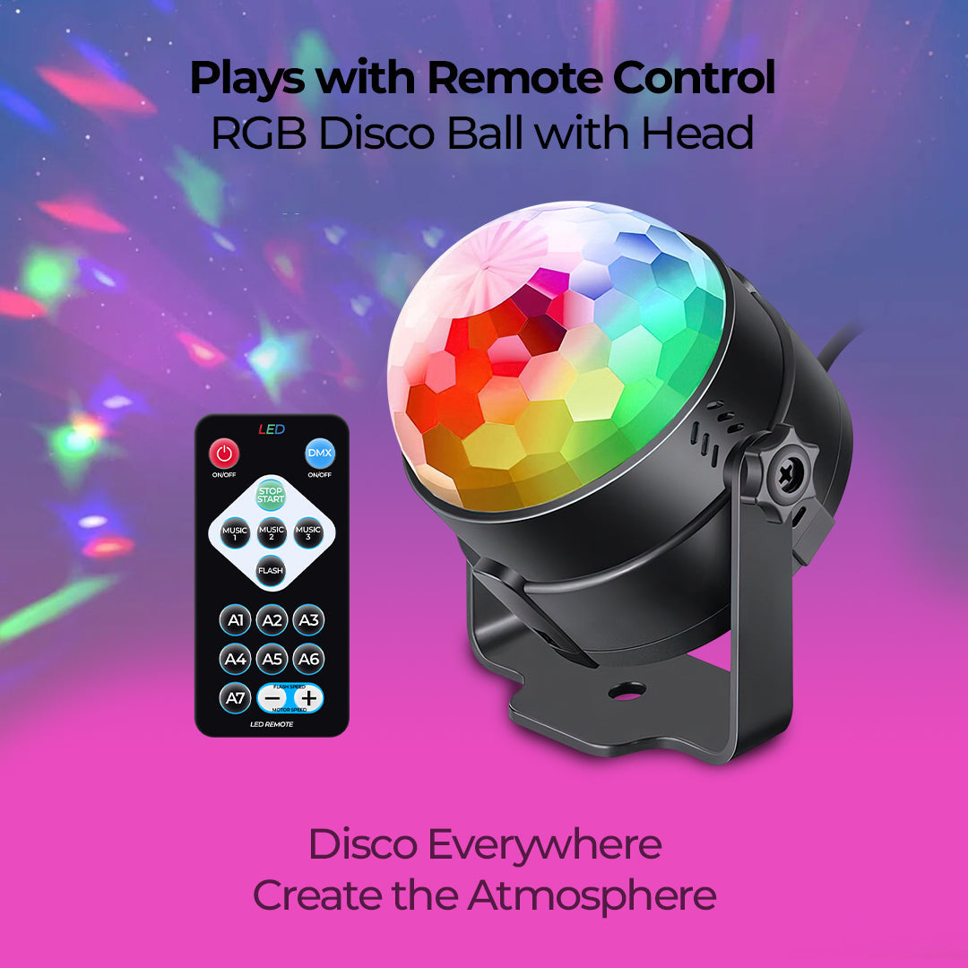 Remote Controlled RGB Disco Ball