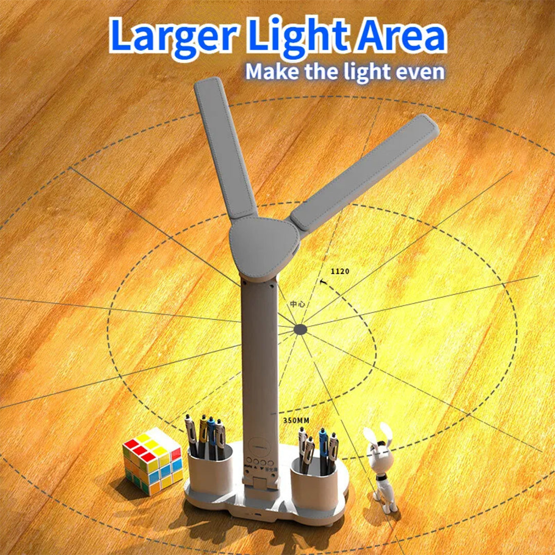 LED Desk Lamp with Digital Display, Touch Control and Phone Holder Y-S-P