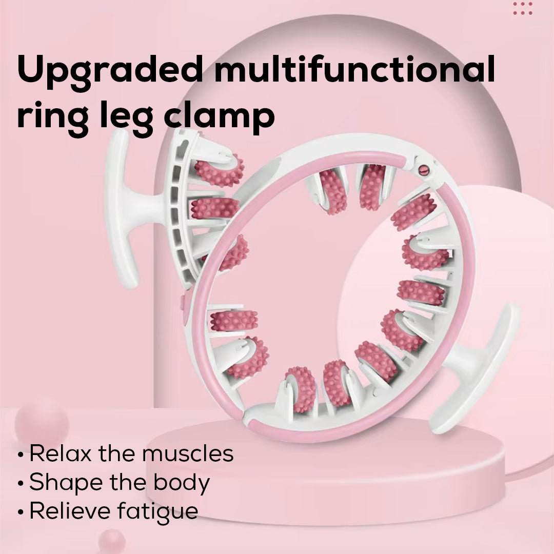 360° Full-Body Massage Roller Ring – Manual Muscle Relaxer for Legs, Arms & Waist