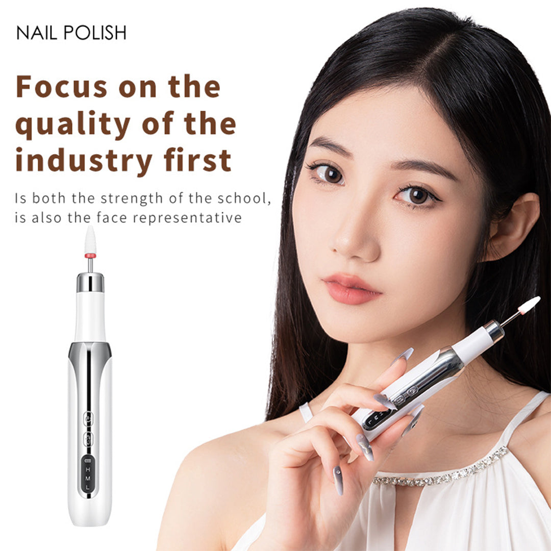 Cordless Electric Nail Drill with 12 Bits and USB Rechargeable Design Y-S-P
