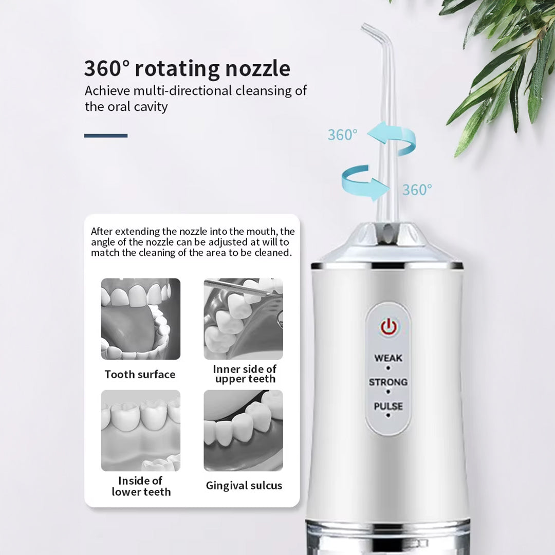 Cordless Water Flosser Oral Irrigator with 3 Modes and USB Rechargeable Design Y-S-P
