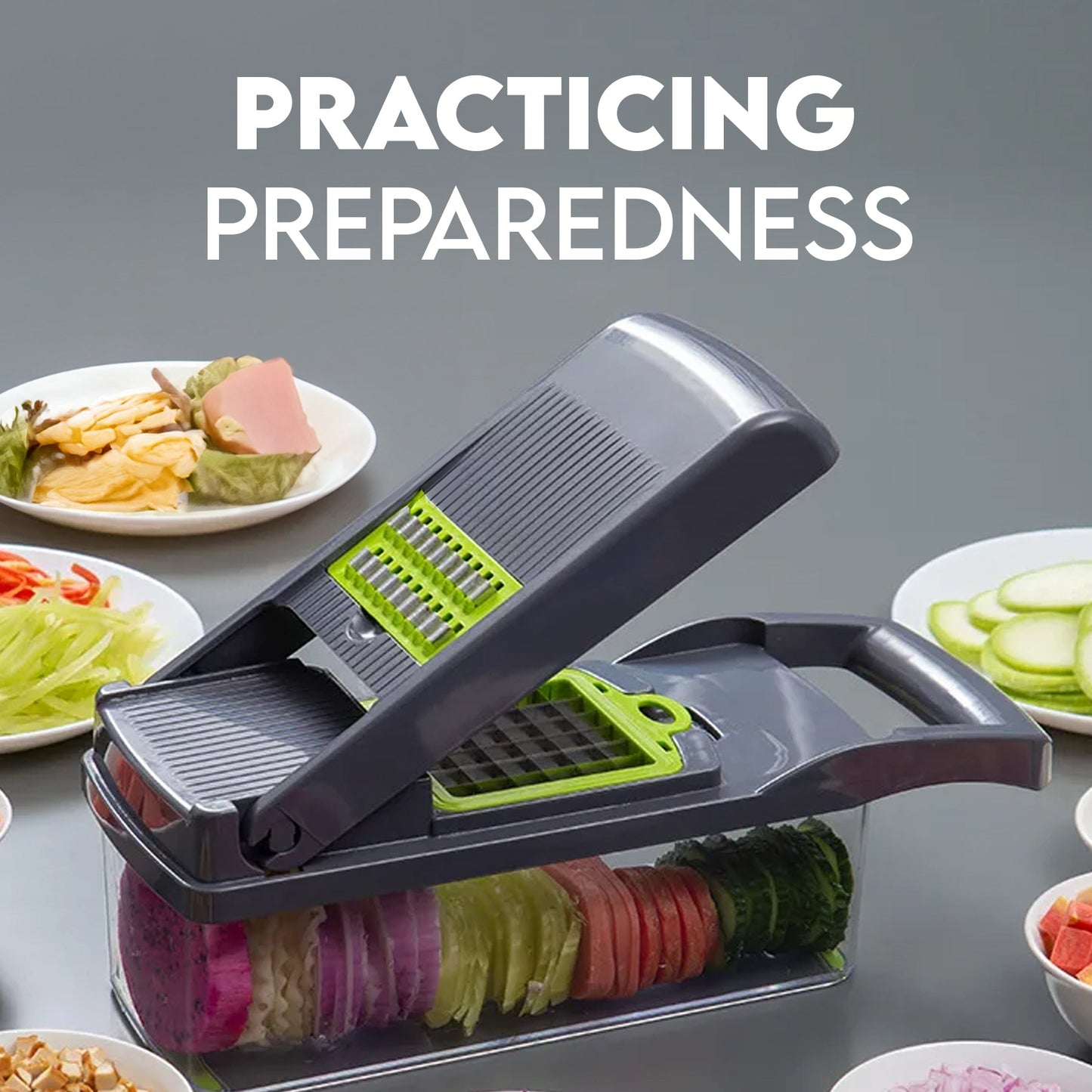 Efficient Fruit and Vegetable Cutter for Kitchen Use