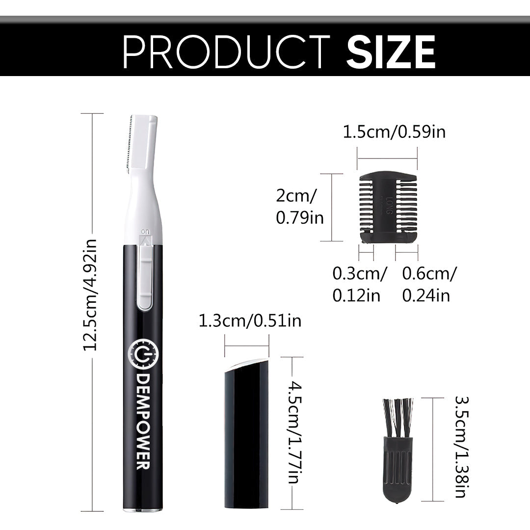 Electric Nose & Eyebrow Hair Trimmer – Pen Style Design