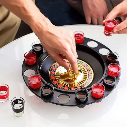 Spinning Shot Glass Game – Party Entertainment Set
