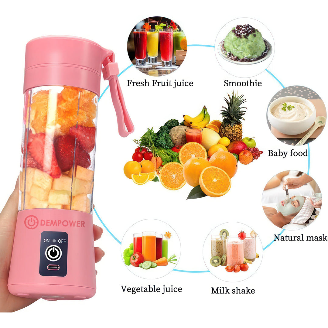 Compact Portable USB Rechargeable Blender