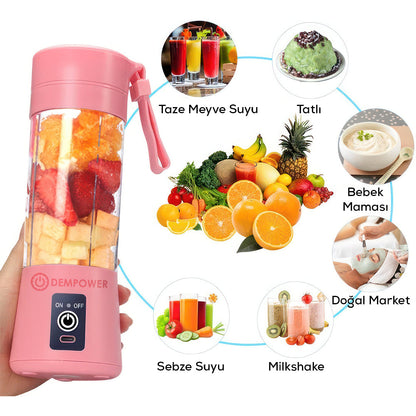 Portable smoothie blender – 2200mAh rechargeable battery