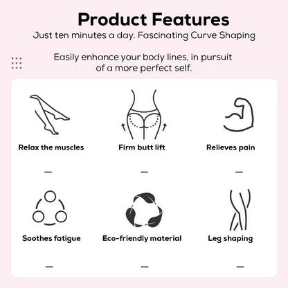 360° Full-Body Massage Roller Ring – Manual Muscle Relaxer for Legs, Arms & Waist