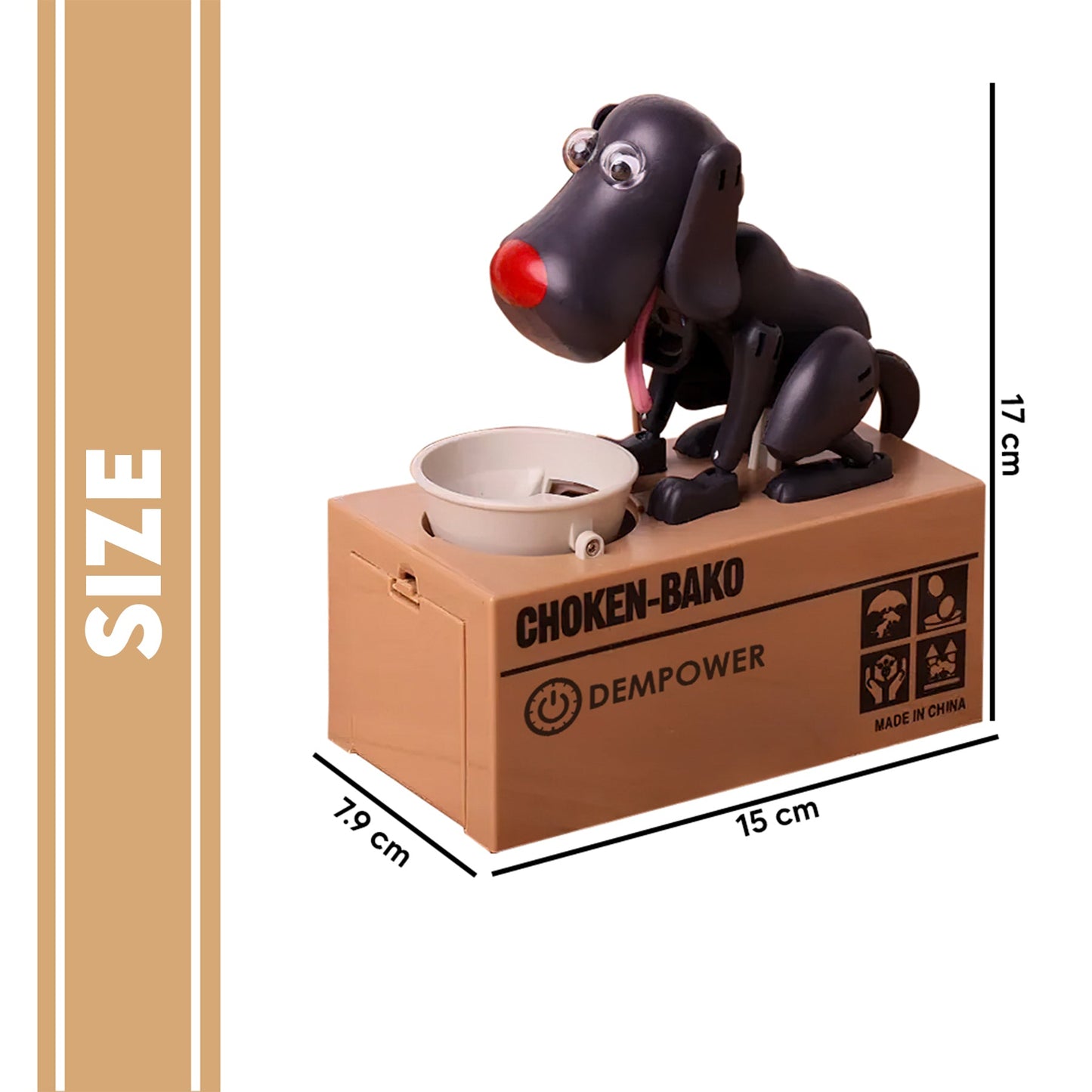 Decorative Dog Coin Bank – Stylish Piggy Bank for Home & Office Use