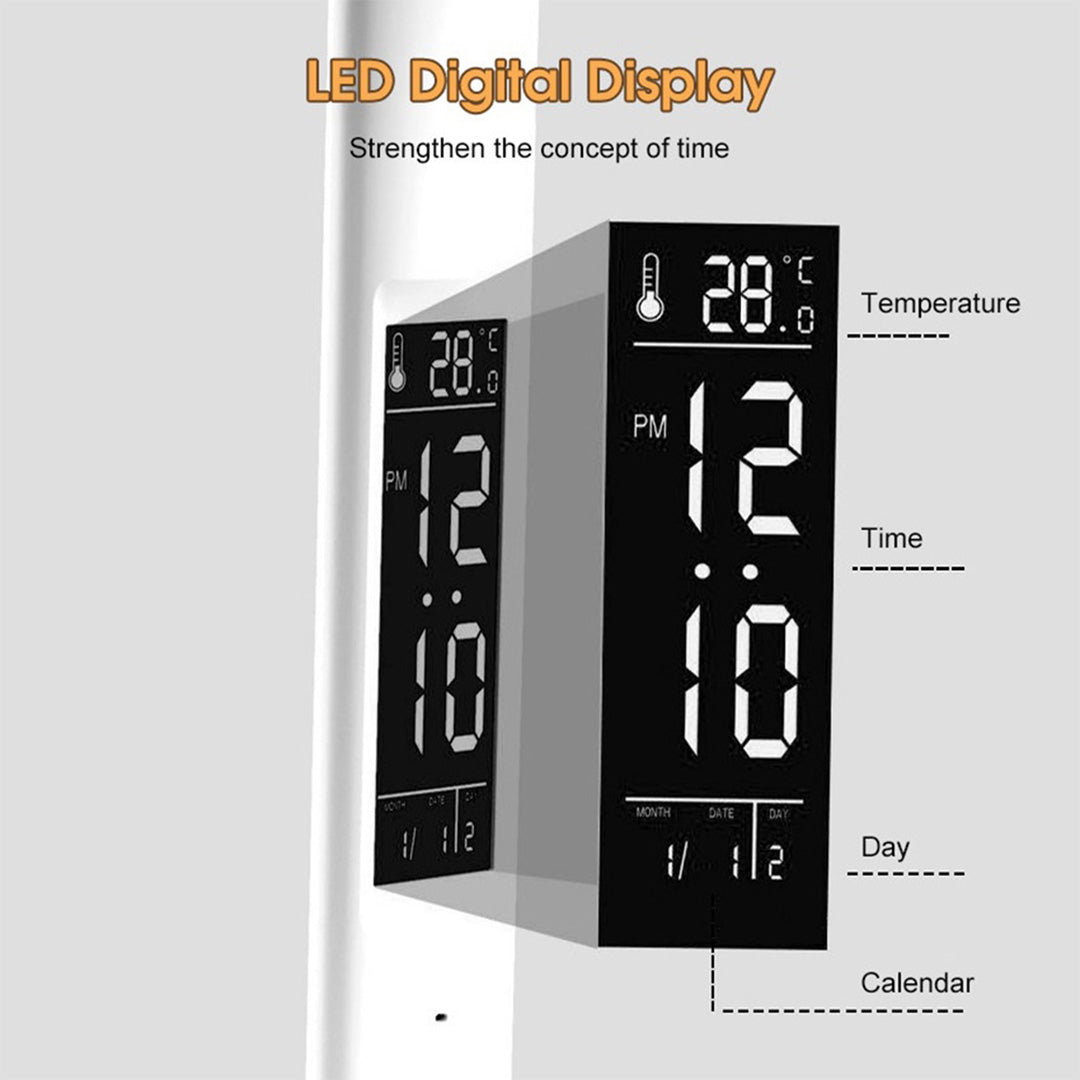 LED Desk Lamp with Digital Display, Touch Control and Phone Holder Y-S-P