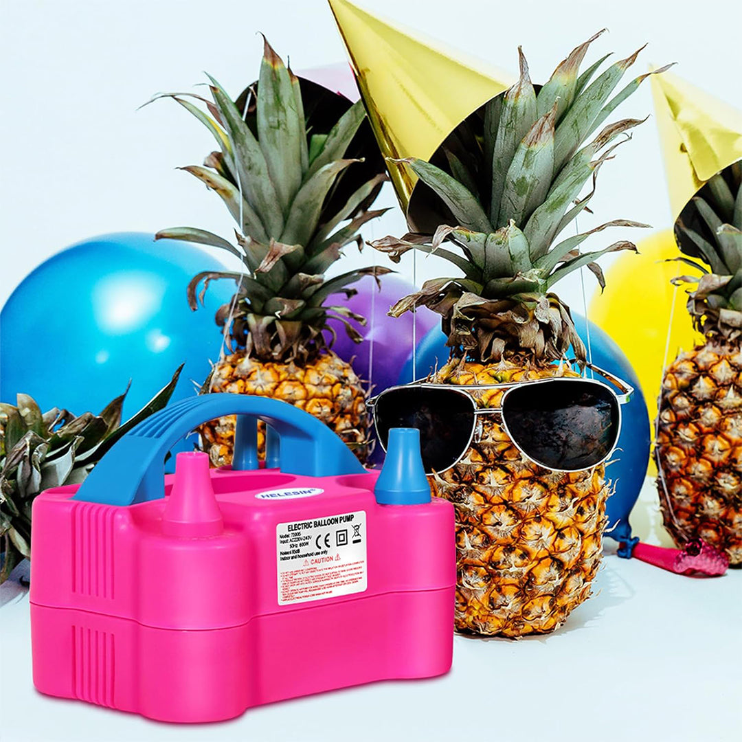Electric Balloon Pump for Party Decoration – Dual Nozzle Inflator, Adult Use Only