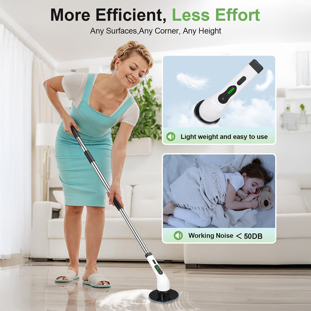 Electric Cleaning Brush with Multiple Brush Heads – Y-S-P