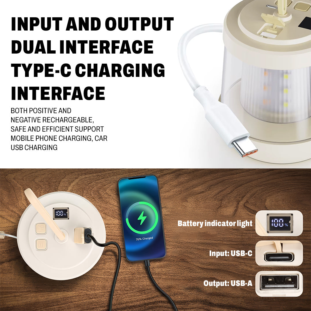 Camping Lantern with Power Bank –Y-S-P