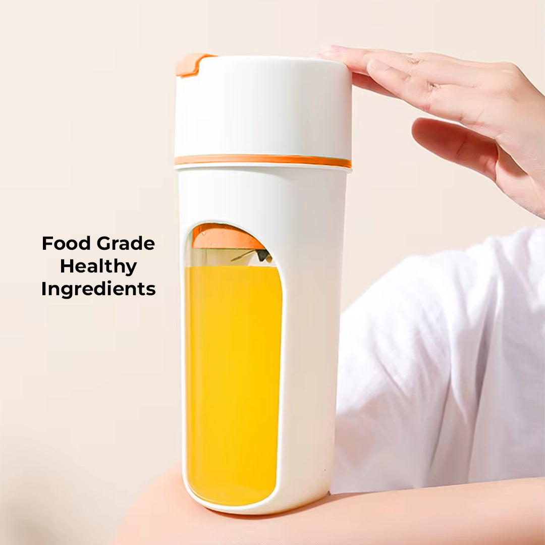 Portable Mini Blender USB Rechargeable Cordless Travel Smoothie & Protein Maker