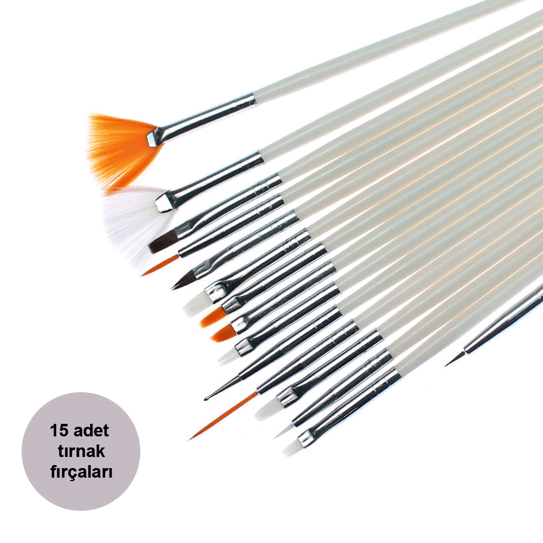 15 PCS Nail Art, Drawing, Painting Brushes Set