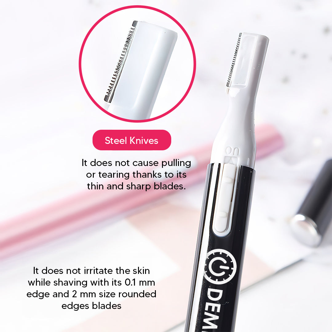 Electric Nose & Eyebrow Hair Trimmer – Pen Style Design