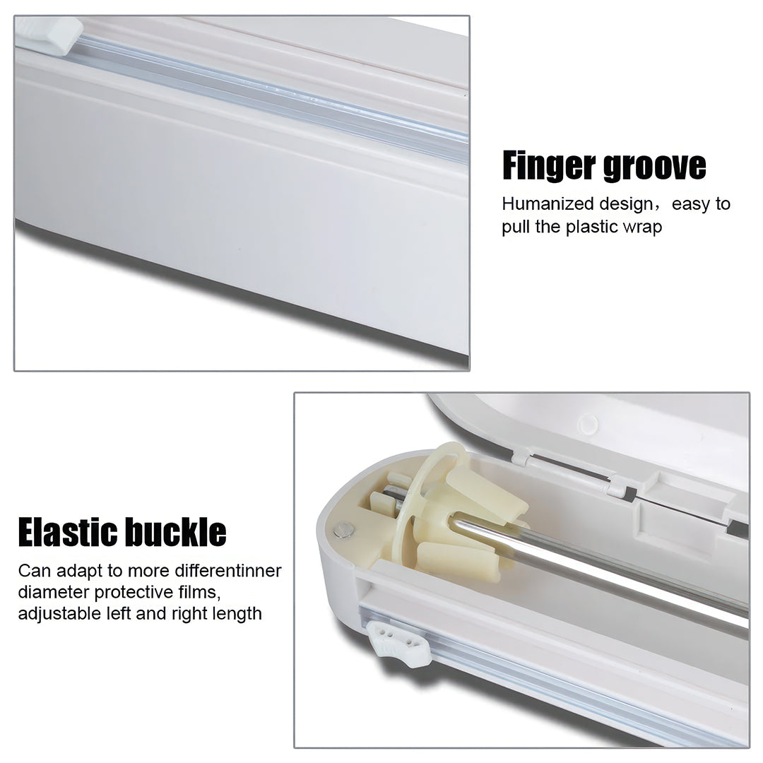Cling Film Cutting Machine Dispenser Cutter Kitchen Foil Food Plastic Holder Food Wrap