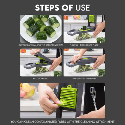 Efficient Fruit and Vegetable Cutter for Kitchen Use