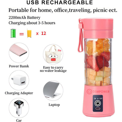 Compact Portable USB Rechargeable Blender