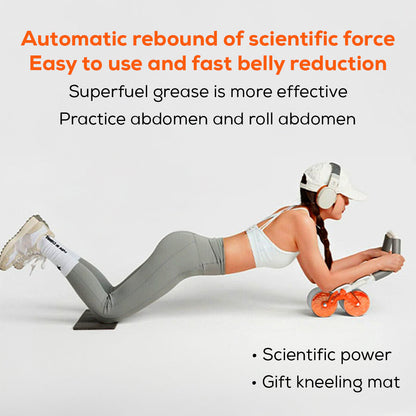 Knee pad included with the ab roller set