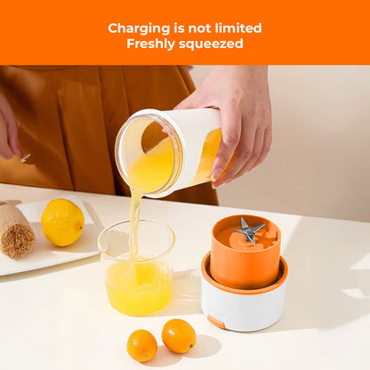 Portable USB Rechargeable Blender Bottle – Food Grade Personal Juicer with Stainless Steel Blades, One-Click Operation