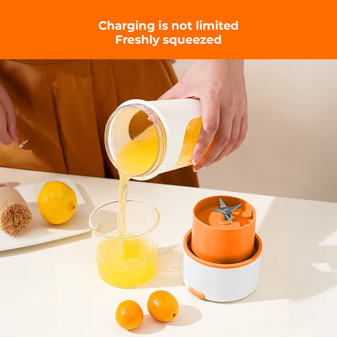Portable Mini Blender USB Rechargeable Cordless Travel Smoothie & Protein Maker