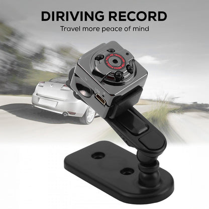 Compact Wireless Micro DVR Camera with Night Vision and Motion Sensor - HD 1080P
