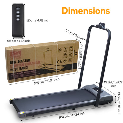 Easy-move transport wheels on the treadmill