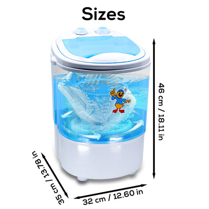 Mini washing machine with 6kg laundry capacity