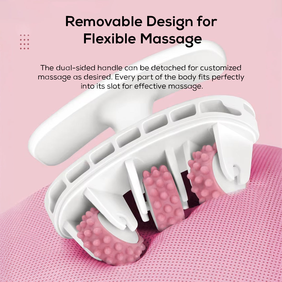 360° Full-Body Massage Roller Ring – Manual Muscle Relaxer for Legs, Arms & Waist