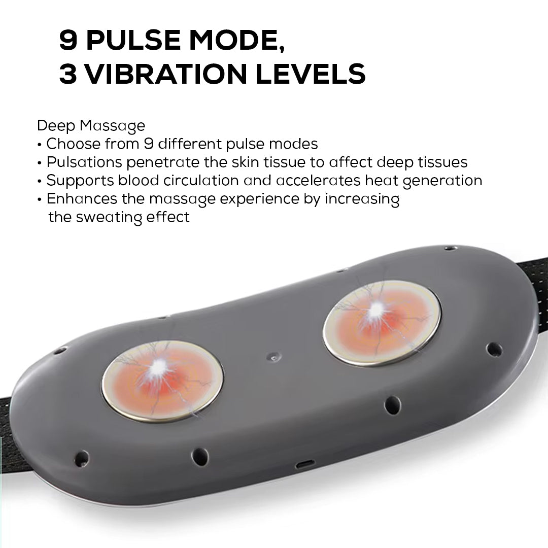 Cordless Body Massager with 9 Modes and Adjustable Vibration Levels