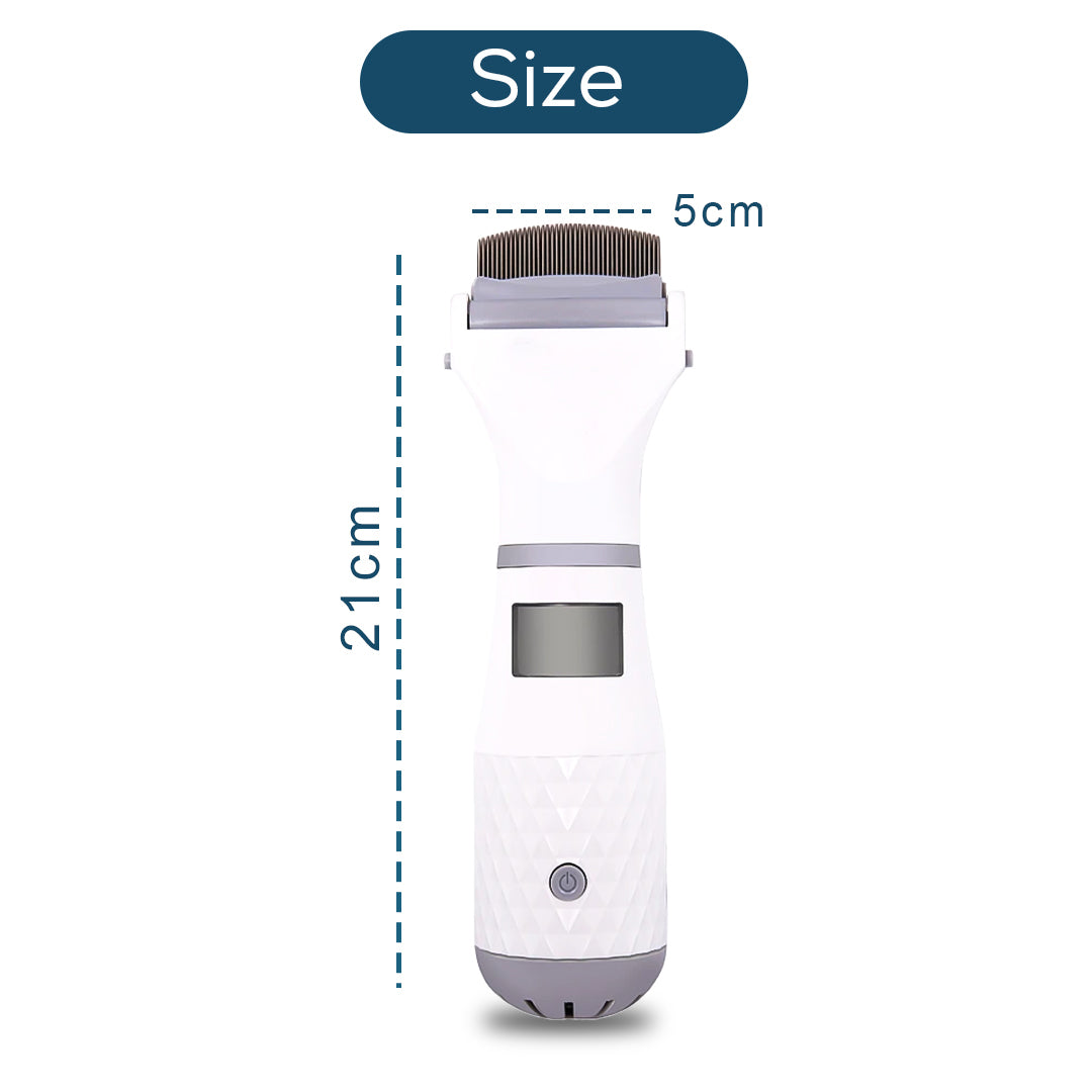 Electric Lice & Flea Comb for Humans & Pets – Chemical-Free & Safe