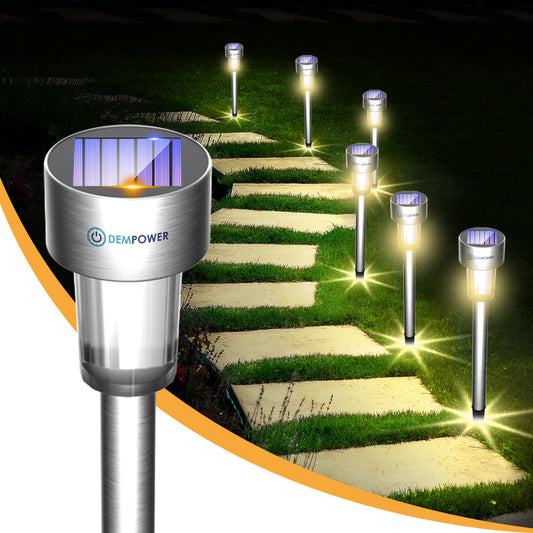 Solar garden lights – IP65 waterproof glass design