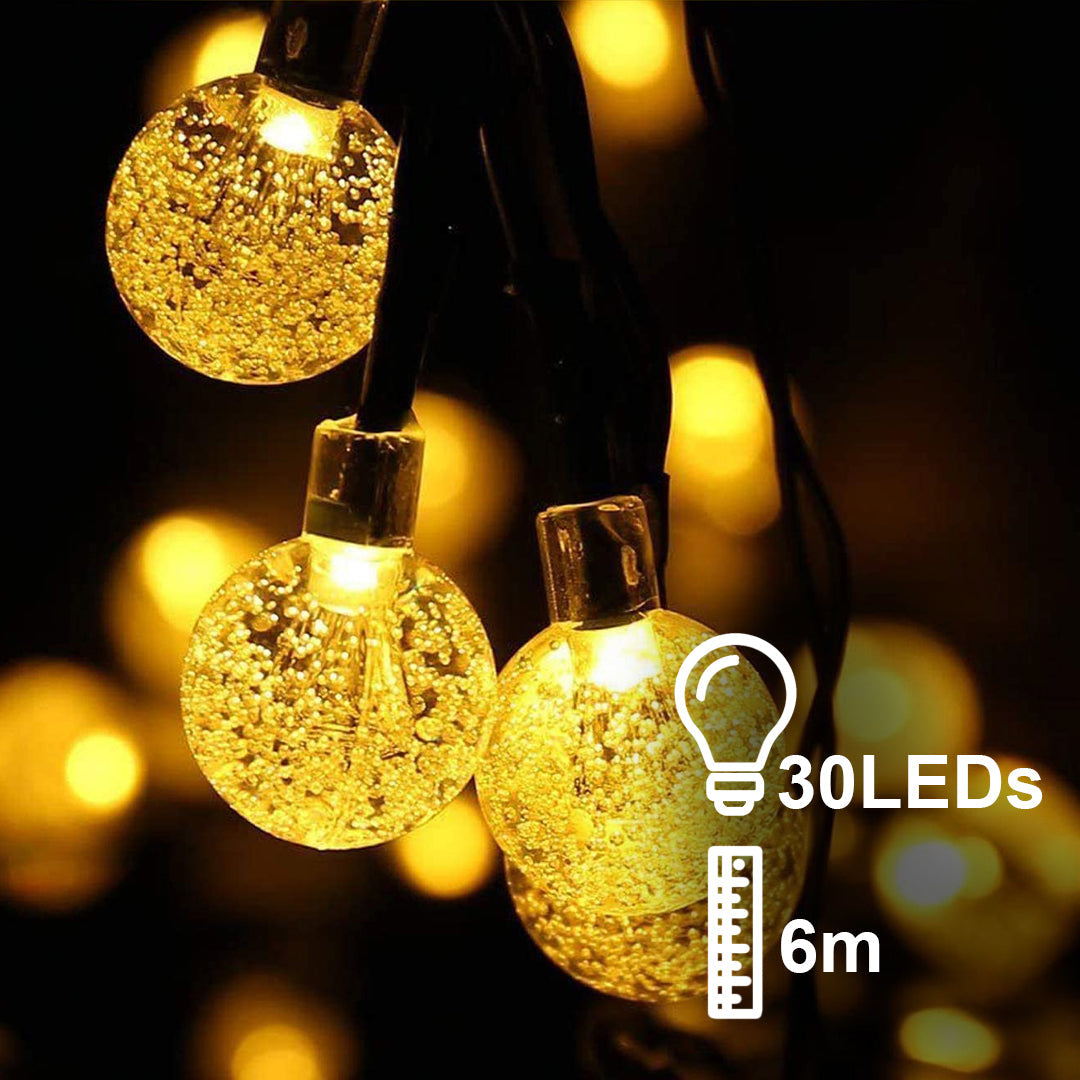 50 Leds Waterproof Solar Garden Lights (Warm White)