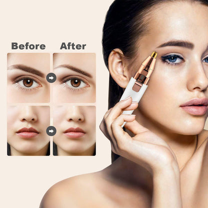 2 IN 1 Eyebrow Razor and Trimmer