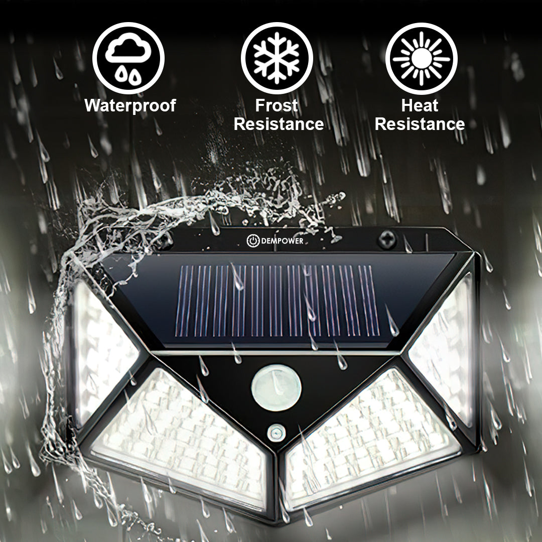 1 PCS Waterproof Solar Outdoor Light 100 LED