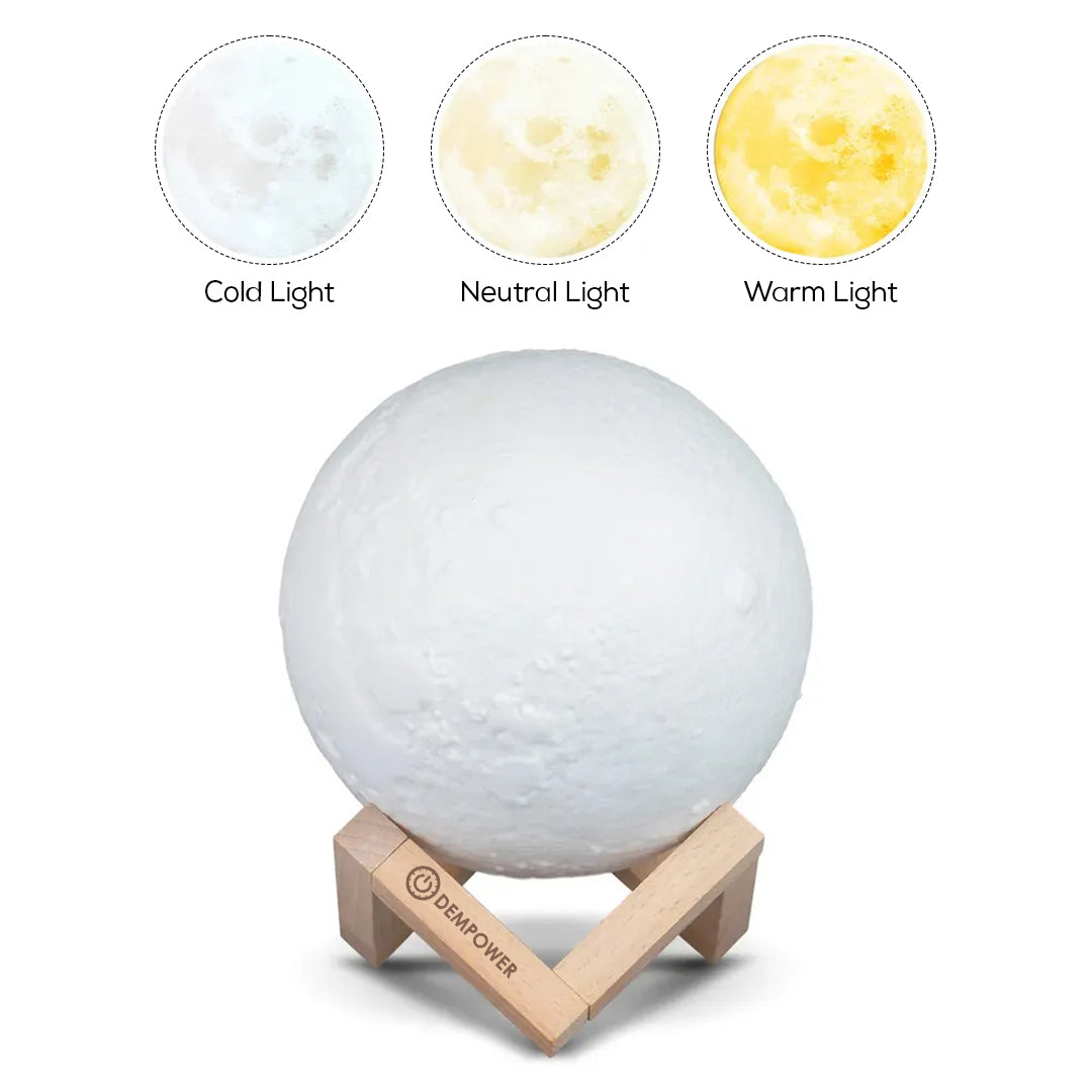 3D Moon Night Lamp and Humidifier