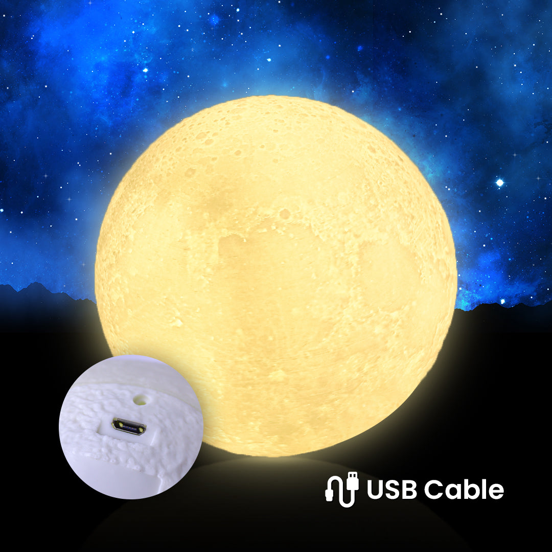 USB and Touch Control 3D Moon Lamp Light