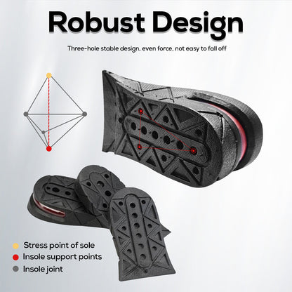 Comfortable 4.5 CM Height Increasing Shoe Insole for All-Day Use