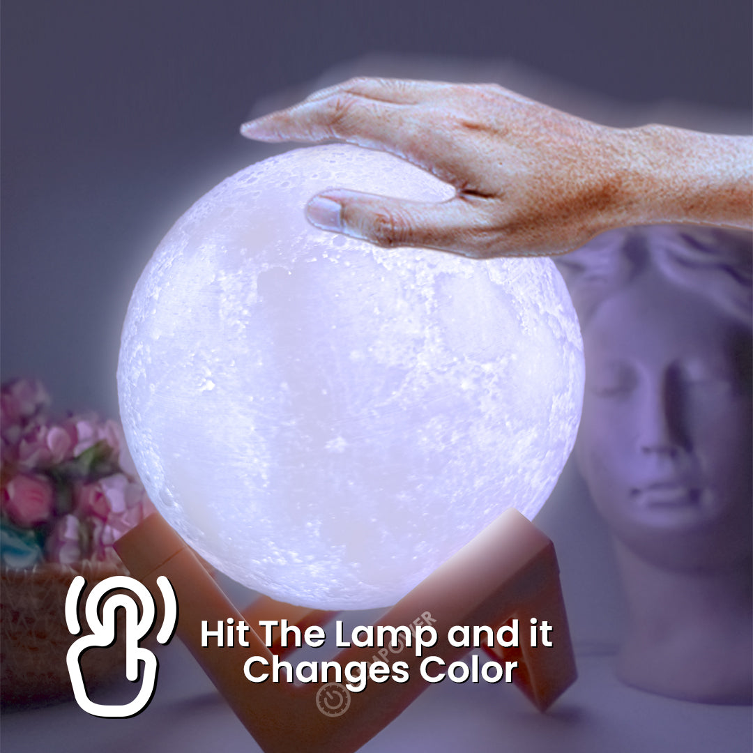USB and Touch Control 3D Moon Lamp Light