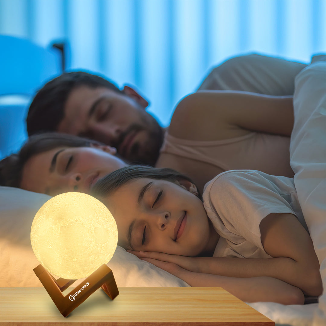 USB and Touch Control 3D Moon Lamp Light