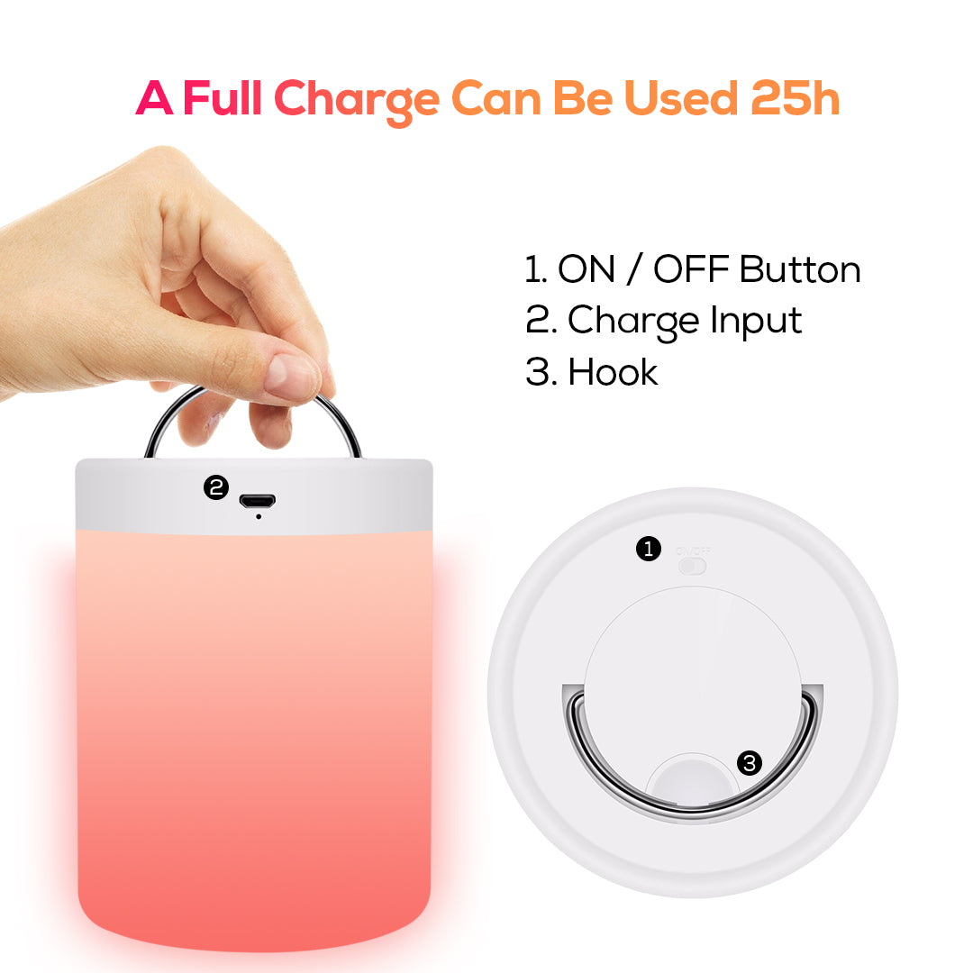 Touch Sensor Table Lamp (Warm White Light & Color Changing RGB)